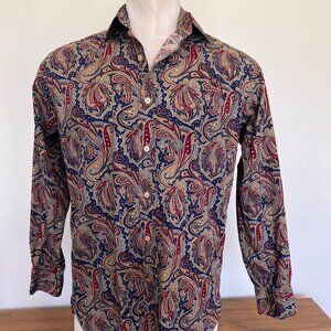 Austin Reed London - Paisley Long Sleeve Shirt - Size Medium